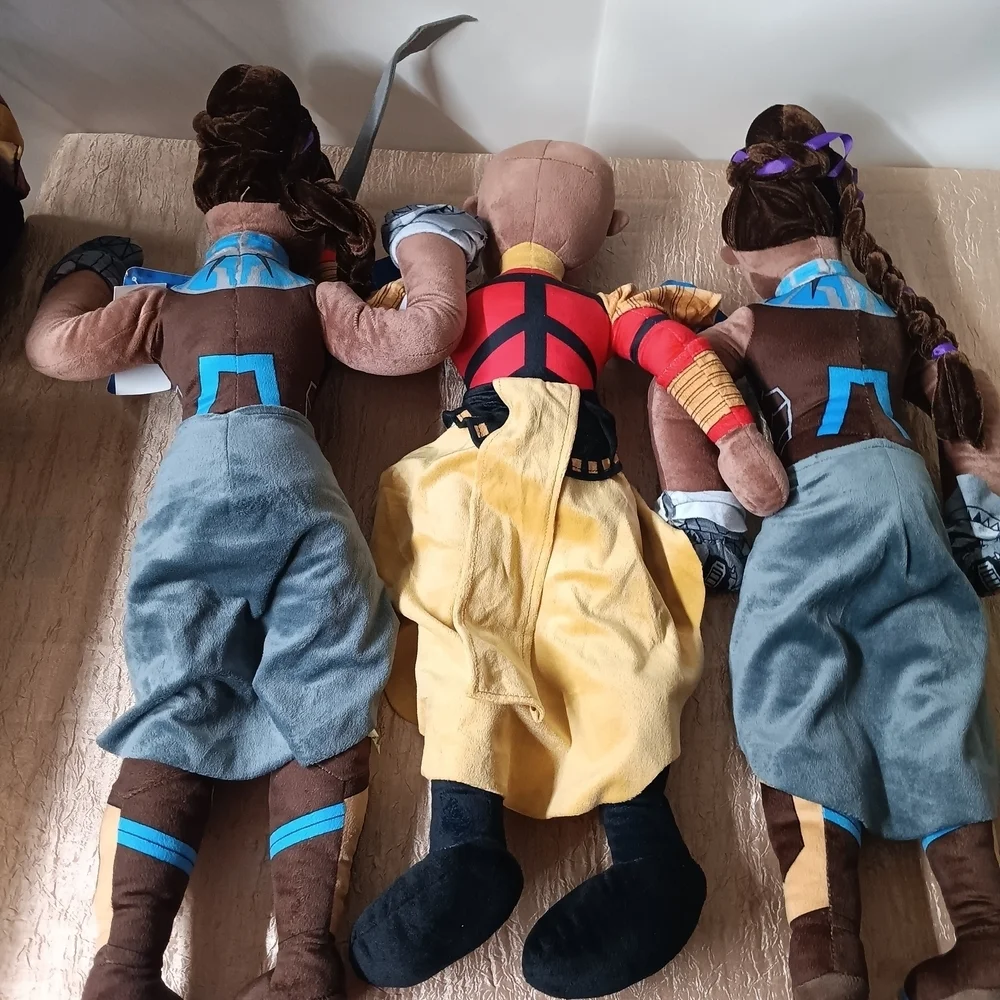 Marvel Warrior Plush Trio - Red, Blue, Brown